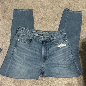 American Eagle Outfitters High Rise Blue Jeans